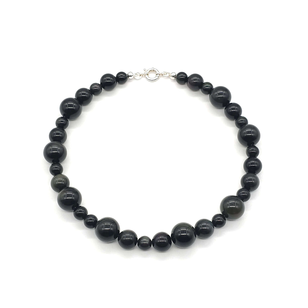 Giza: Rainbow Obsidian front view