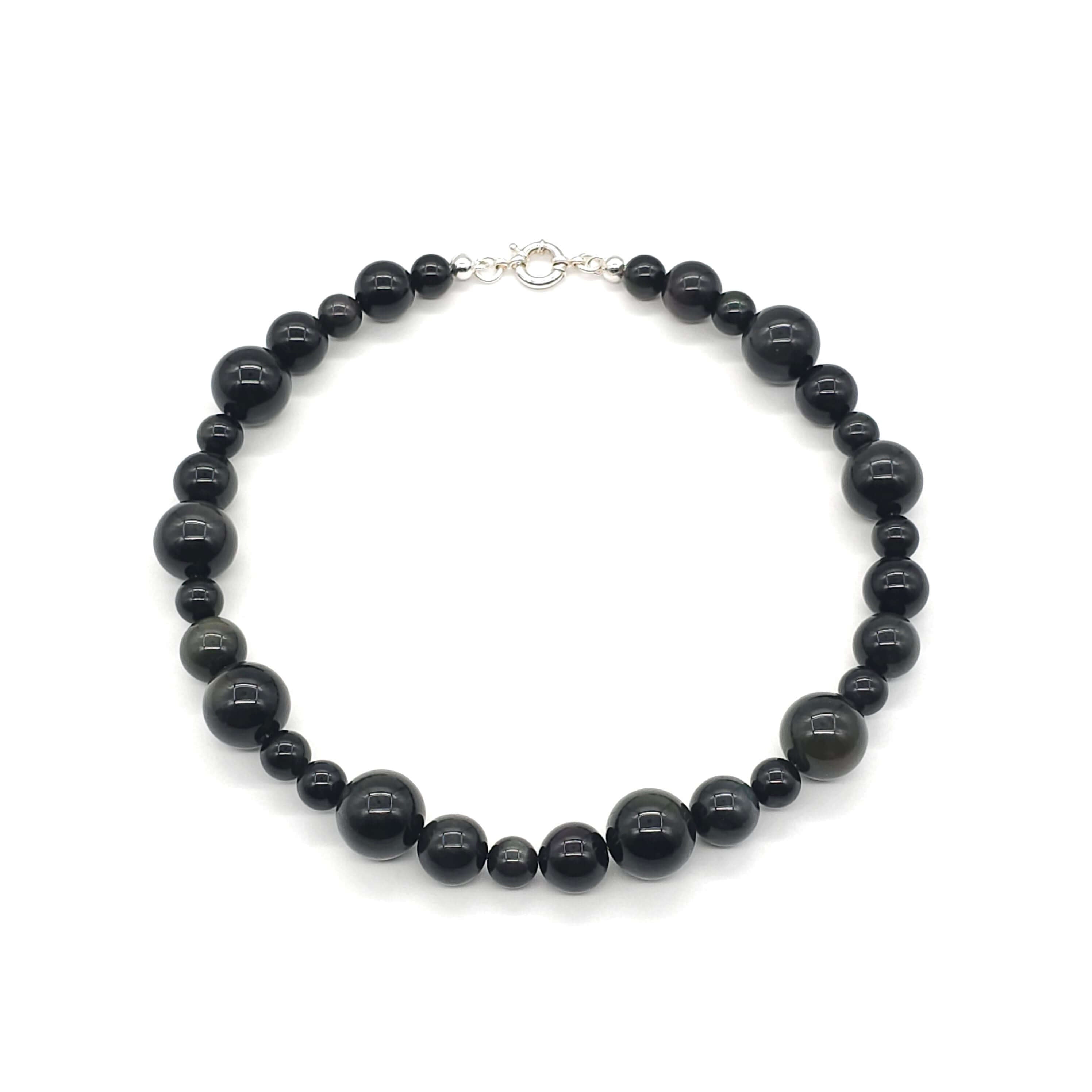 Giza: Rainbow Obsidian front view