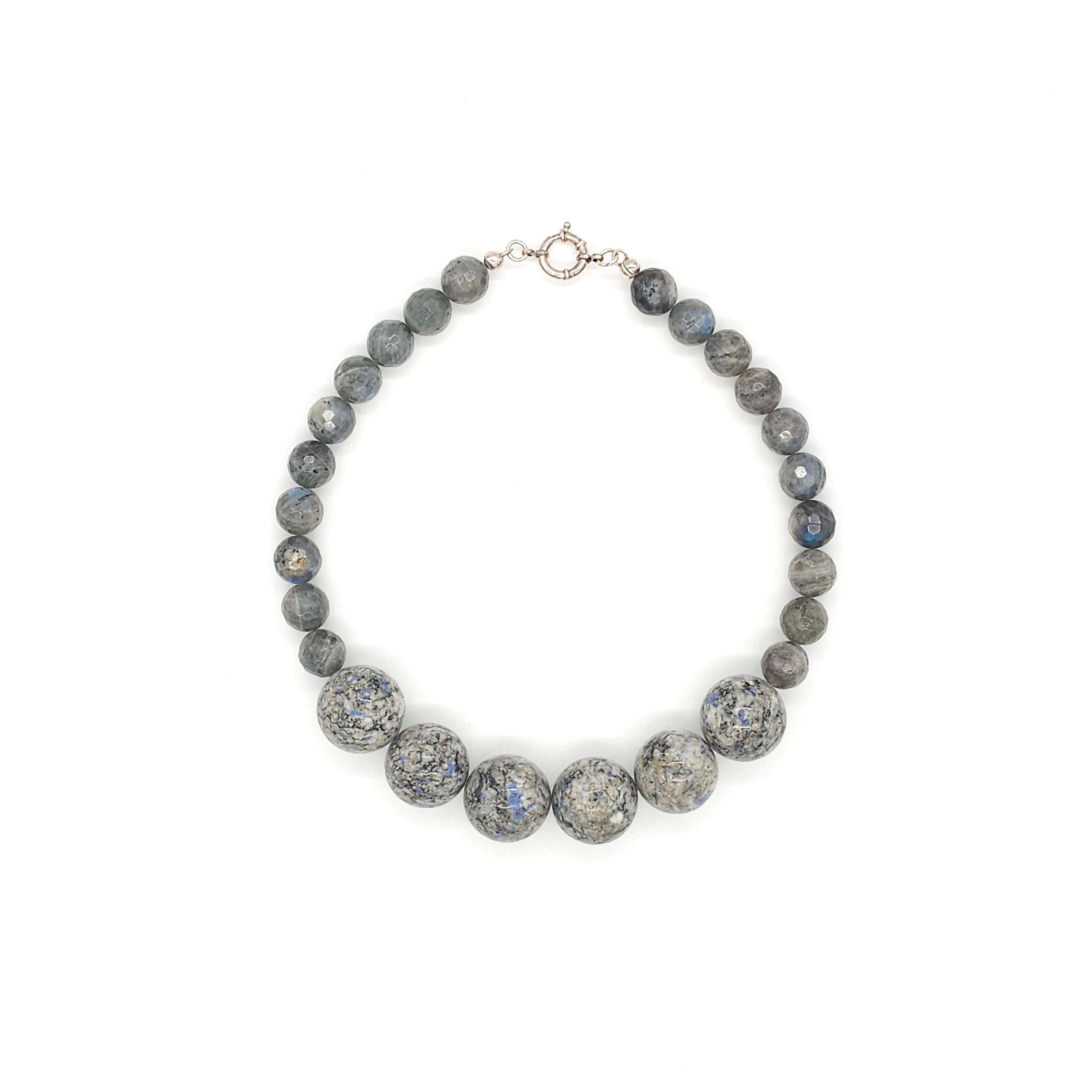 Jivu: Sodalite, Labradorite top view