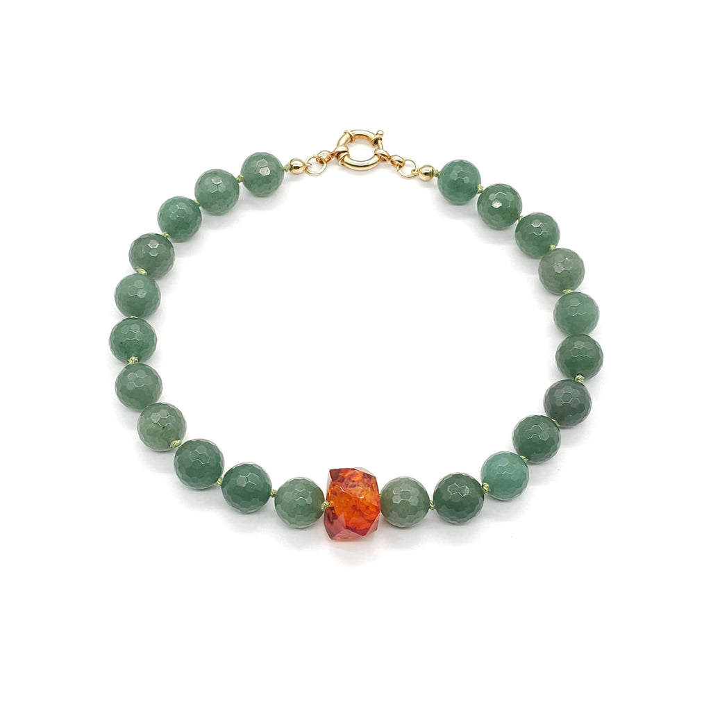 Mmea: Aventurine, Amber front view