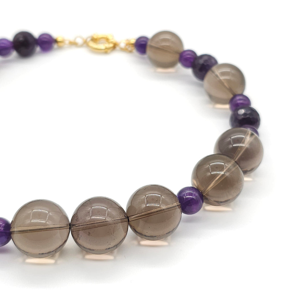 Nuru: Amethyst Crystal Quartz right view