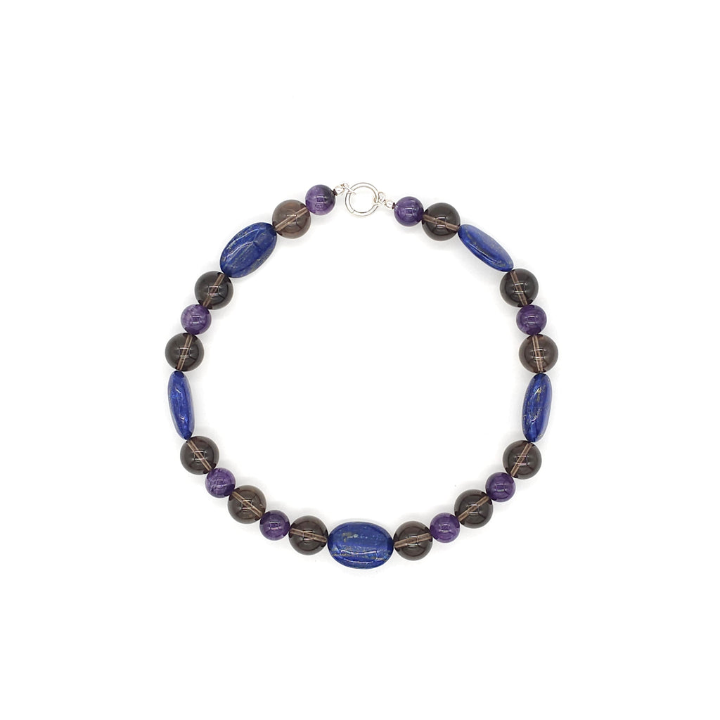 Nuru na Bluu: Amethyst Crystal Quartz Lapis top view