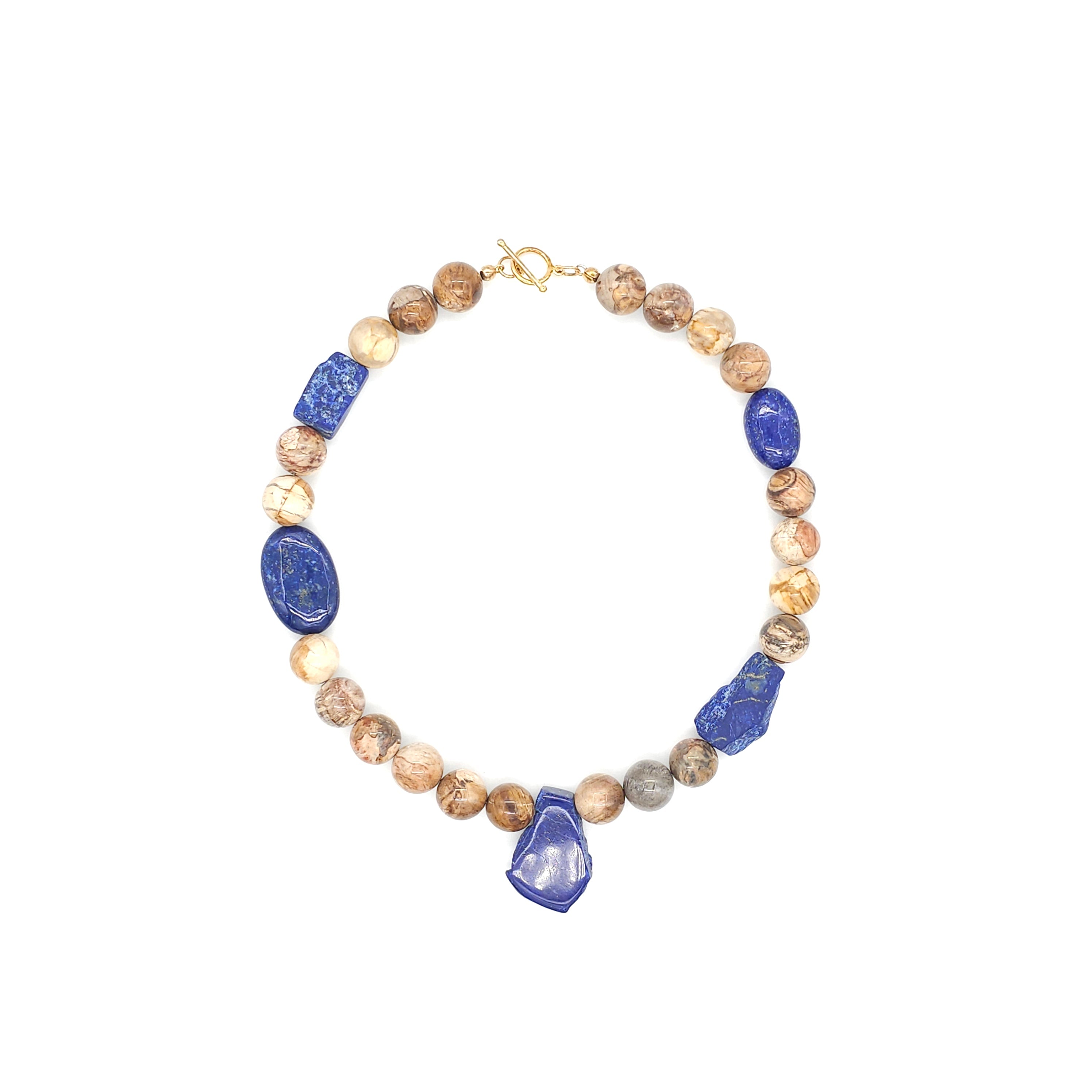 Picha: Lapis Picture Jasper top view