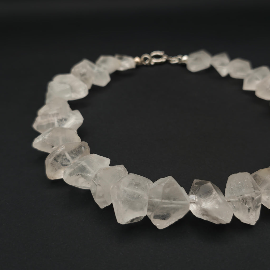 Uwazi: Rough crystal quartz left view