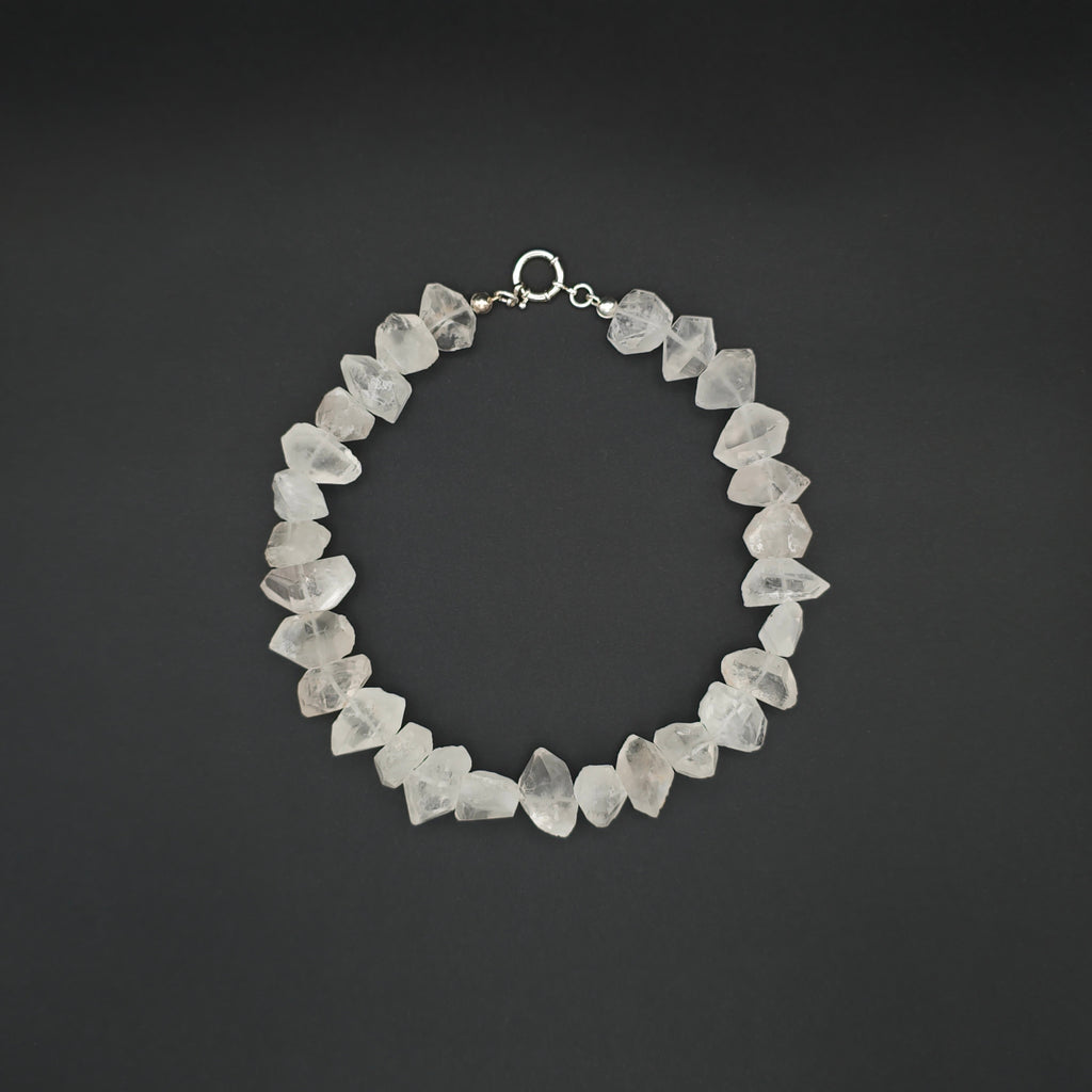 Uwazi: Rough crystal quartz top view