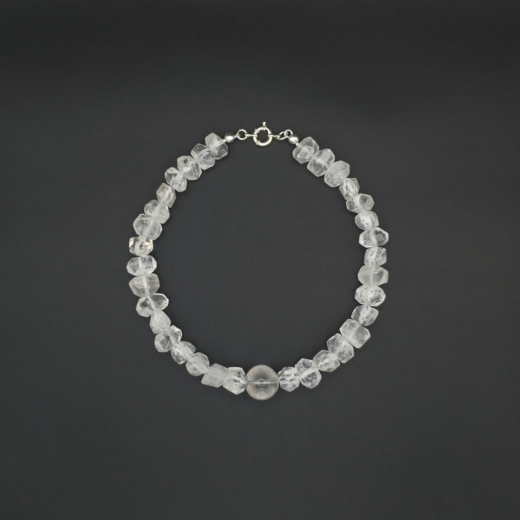 Uwazi: Tumbled-crystal quartz top view